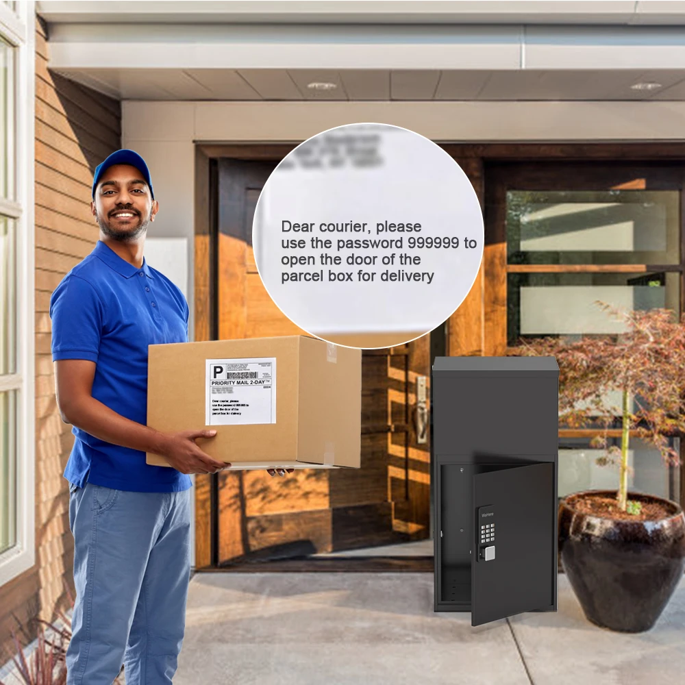 ホームレターデリバリーボックスロックラベルキーレスアンロック - Smart Garden Box のレビューと価格