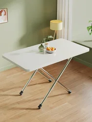 Table pliante portable rectangulaire simple, table à manger domestique, tables de petite unité de cuisine, petite table portable