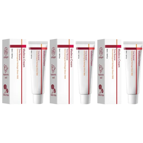 Crema hidratante coreana Madeca, colágeno, ácido hialurónico, Gotu Kola, hidratación profunda, reduce las líneas finas, crema antienvejecimiento, 50ml