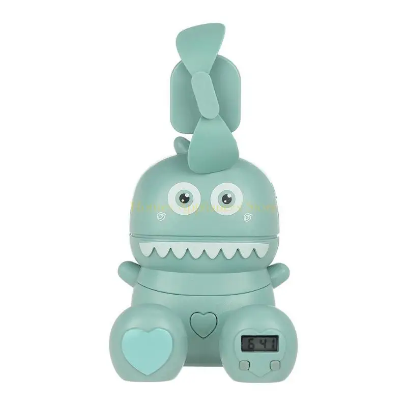 D0AB mini Weararble USB Fan Fan Fan Deseña portátil Monstruos Monstruos USB tipo USB para niños