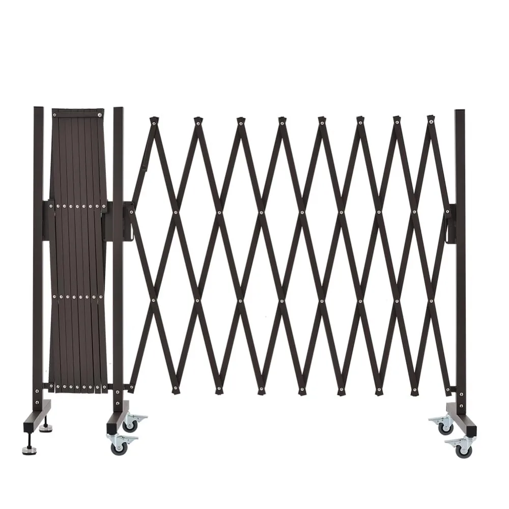 

Easily Assembled Expandable Metal Barricade Fence Decorative Garden Fence 23 Feet Flexible Mobile Barrier Gate Outdoor Props