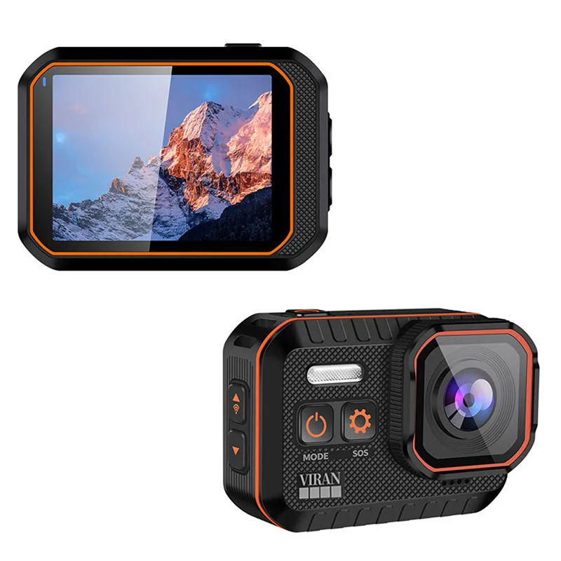 Riding skiing camping hiking underwater  remote control Waterproof Wifi Mini  Wide Angle 4K Sports cameras