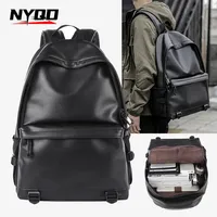 New Men 15.6Inch Laptop Backpacks Black School Bags for Teenager Boys Mochila Masculina High Quality Business Travel Waterproof