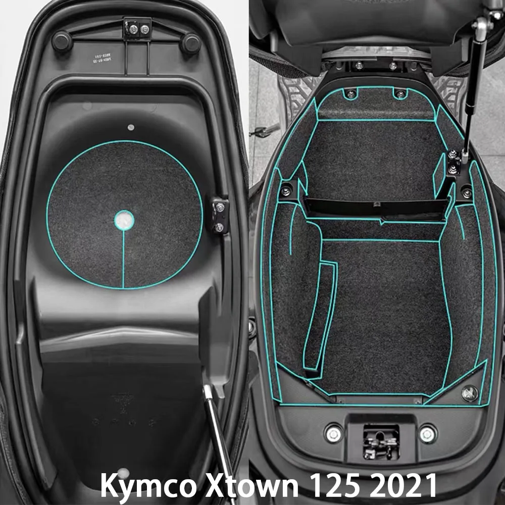 

For Kymco Xtown 125 2021 Xtown125 X-Town 125 Motorcycle Rear Trunk Case Liner Luggage Box Rear Tail Seat Case Bag Lining Inner