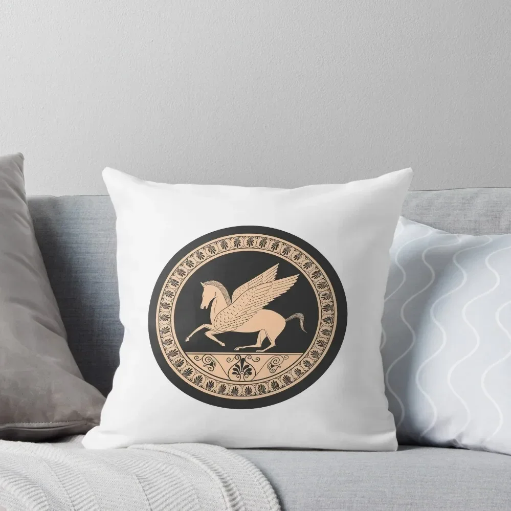 Ancient Greek Pegasus Design Throw Pillow Christmas Throw Pillows Covers autumn decoration Pillow