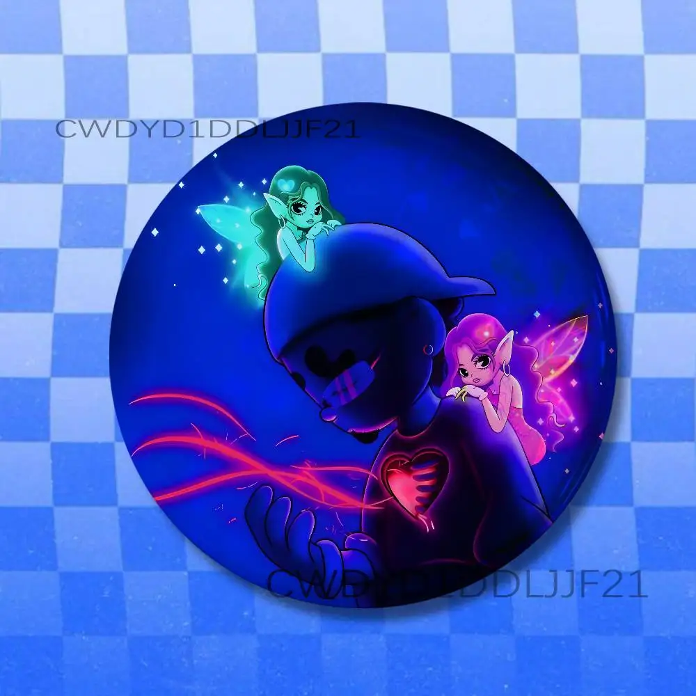O-Omar Courtz Por Si Manana No Estoy Brooch Creative Badge for Hat Bag Decoration Fans Collect Gifts