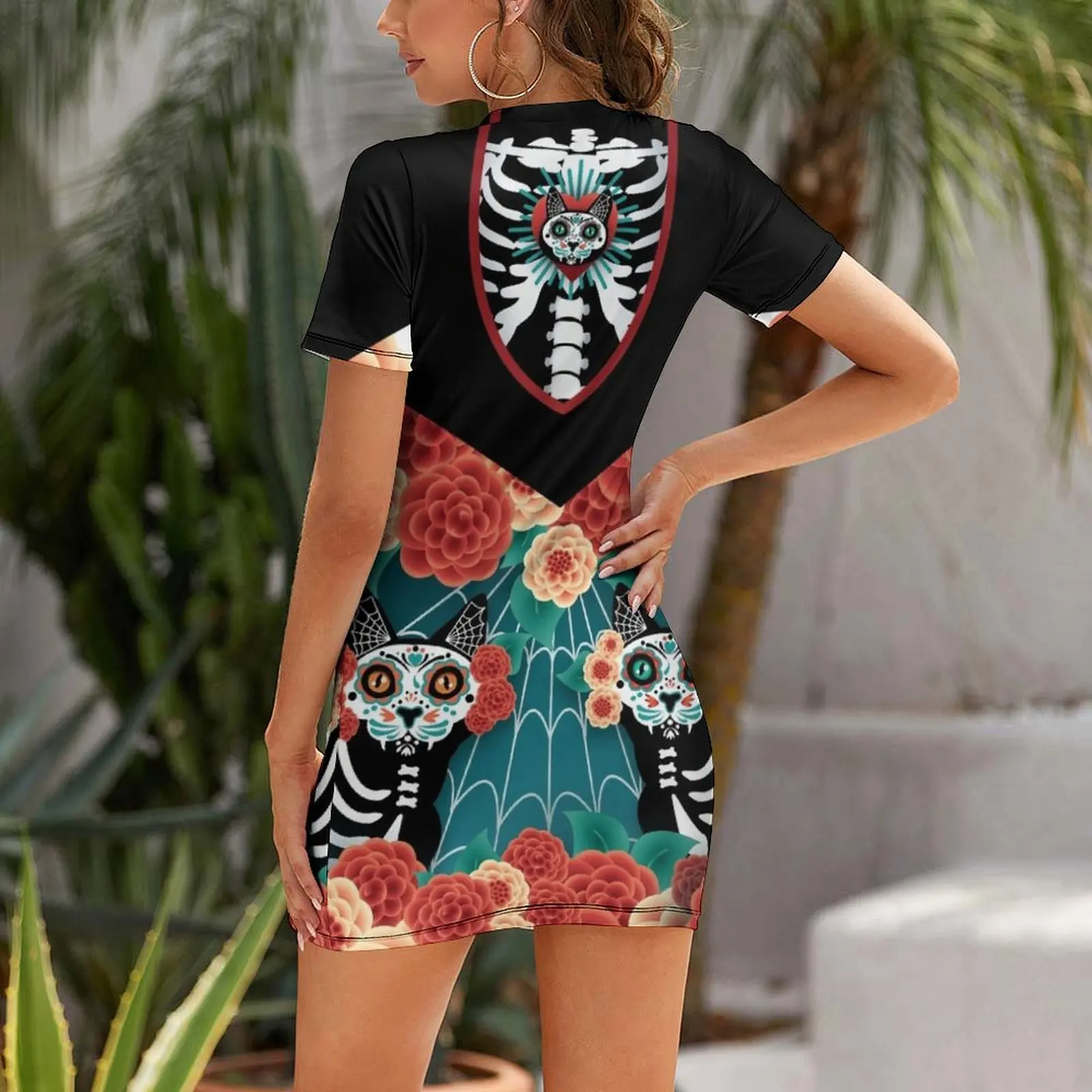 catrina dress ชุดเดรสแขนสั้น ชุดราตรีสตรี 2025 ชุดเดรสสตรีหรูหราสําหรับชุดแต่งงาน