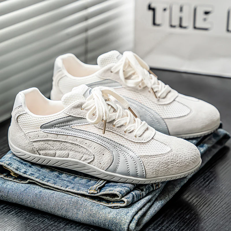 

2025 повседневные кроссовки в стиле ретро, мужские дышащие кроссовки на плоской подошве, удобная спортивная обувь с низким вырезом для мужчин, Zapatillas Informales