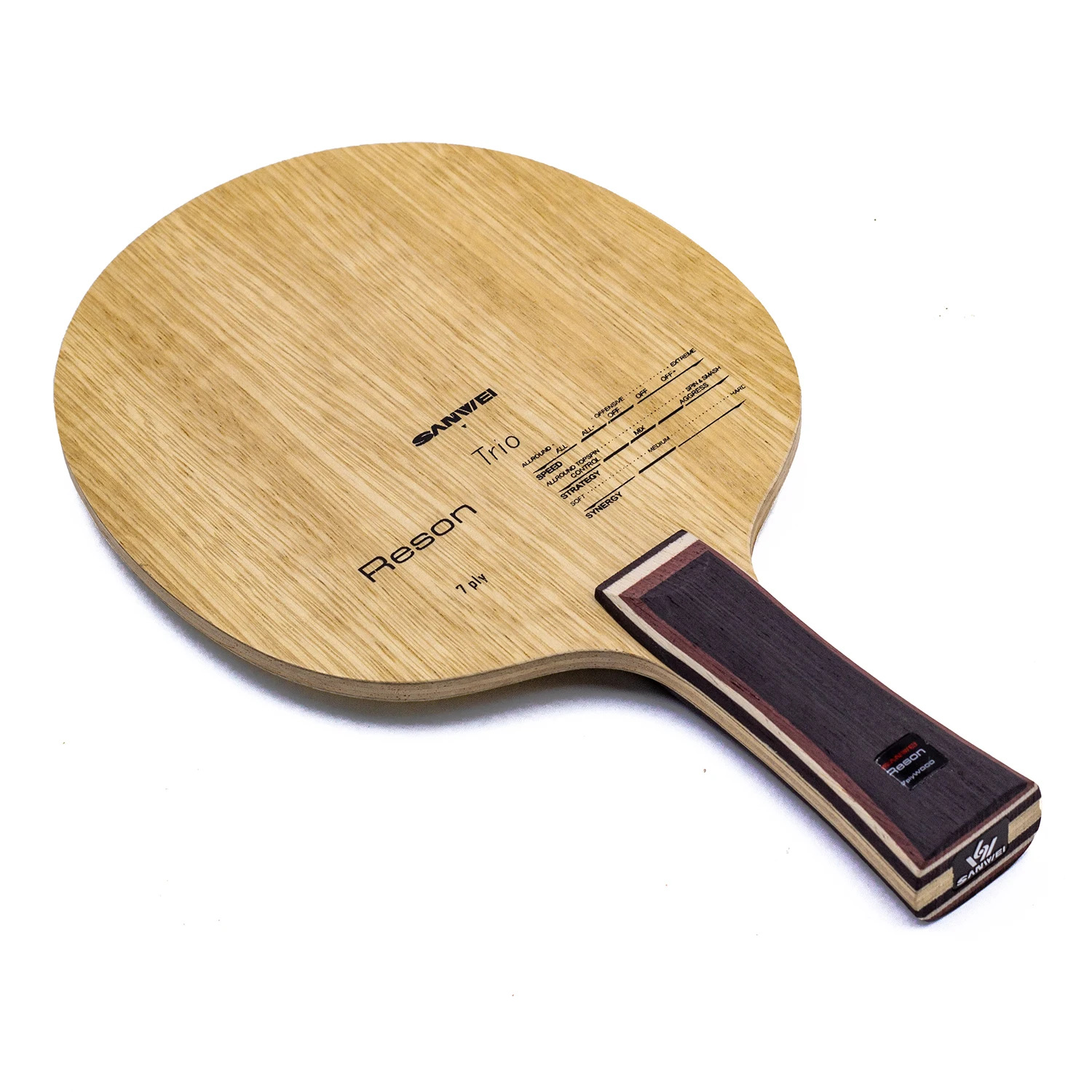 SANWEI Reson 7-Ply All-Wood Table Tennis Blade