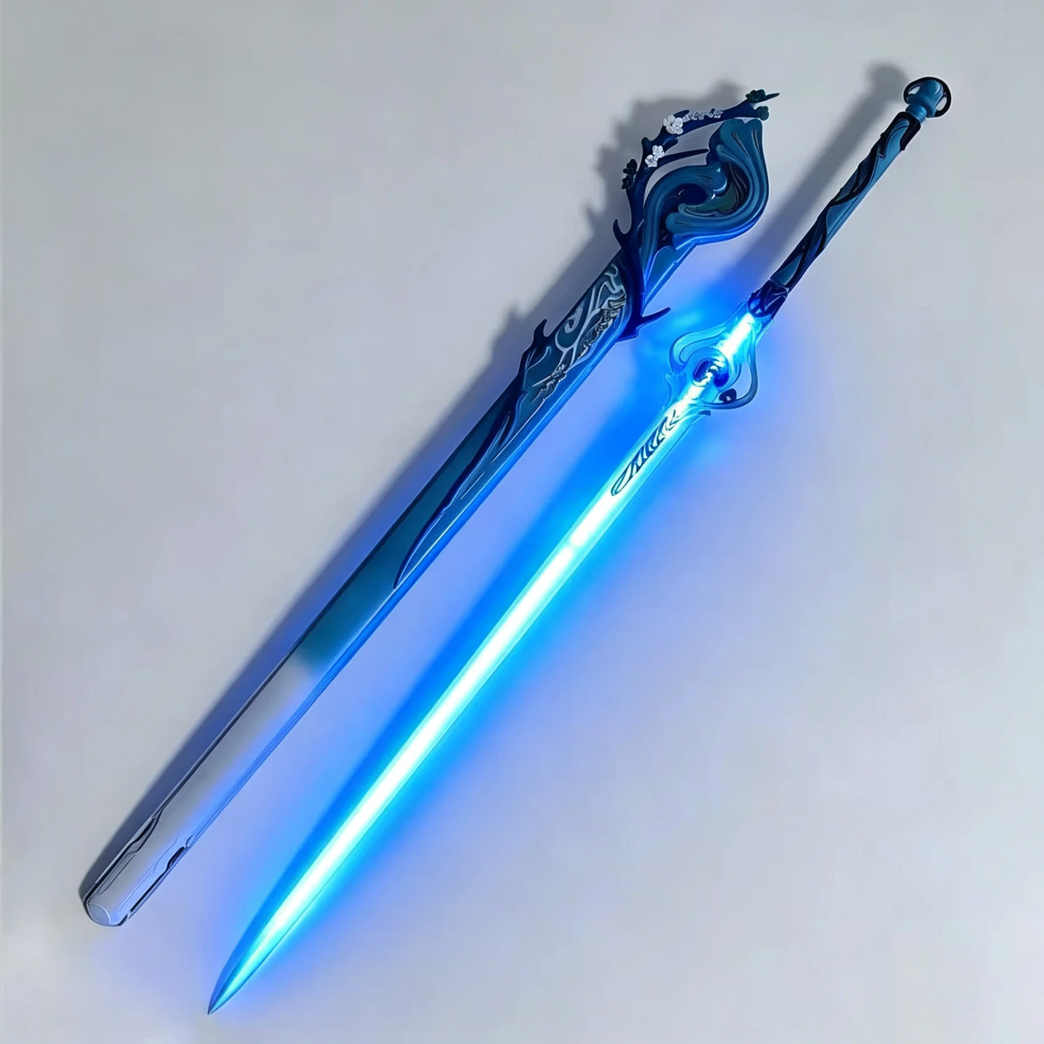Qingxiao Cos Luminous Sword Weapons Game Wuthering Waves Cosplay Prop 3D Printing Prop Halloween Christmas Party Accessories