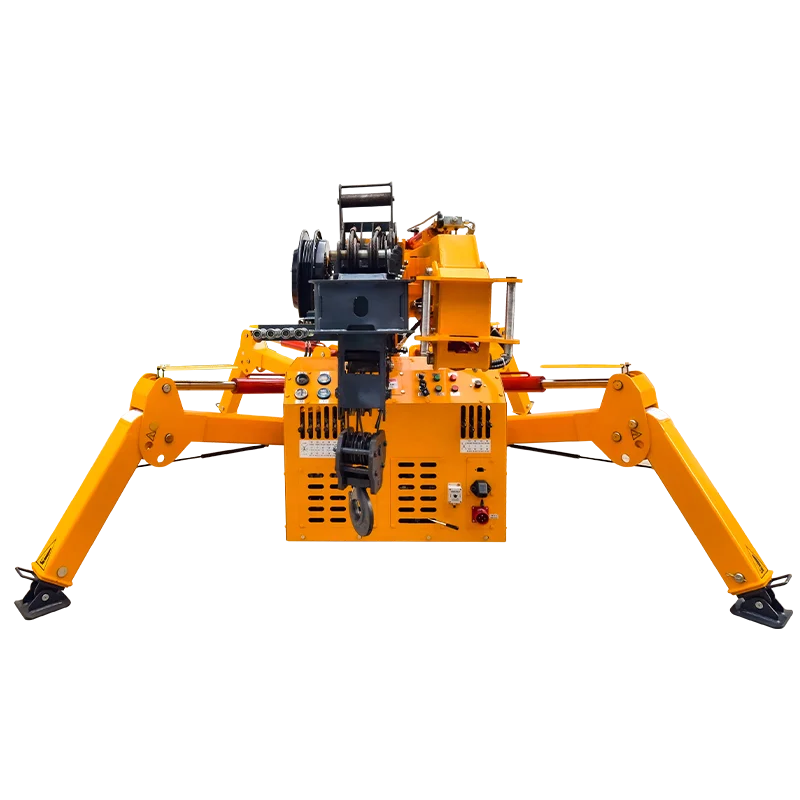 Mini Construction Spider Lifting Crane 10m 16m 22m Lifting Height Long Boom Portable Spider Crane Lift CE Approved Spider Crane