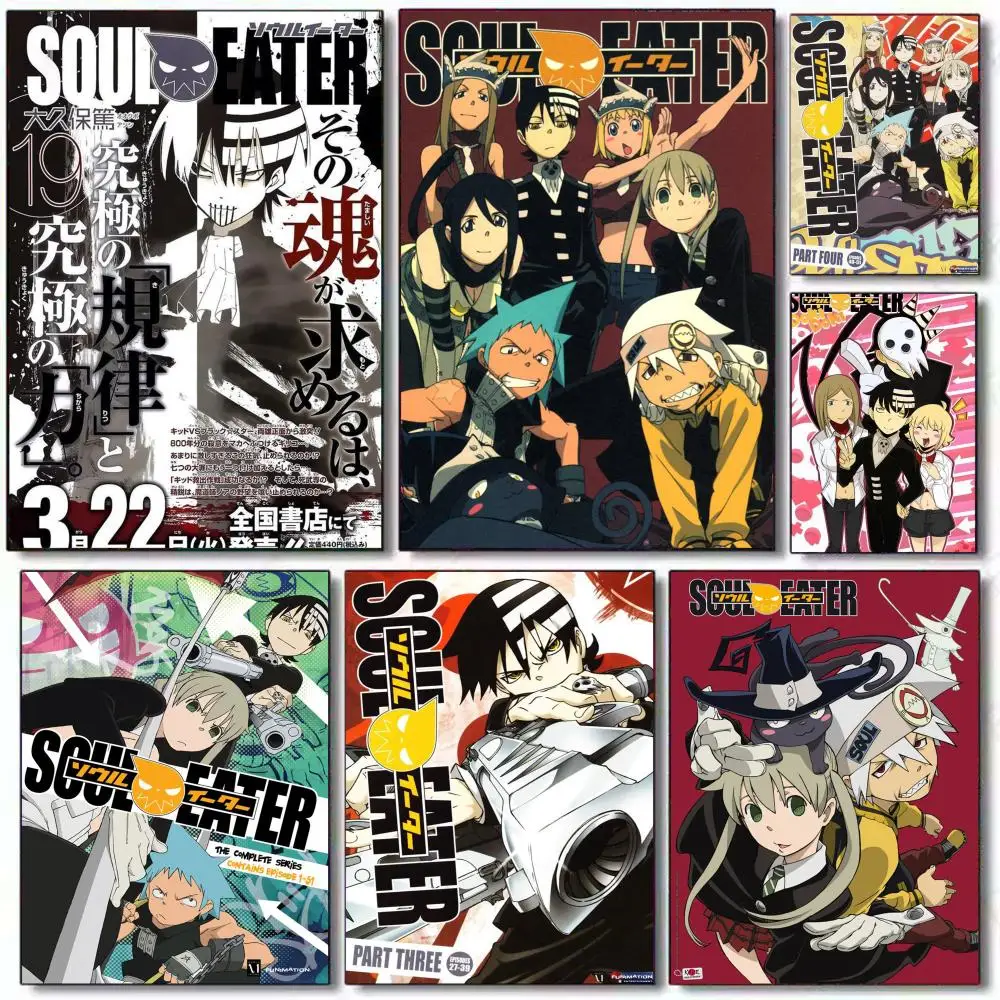 Hot Cartoon S-Soul Eater Anime Poster Poster painting with p