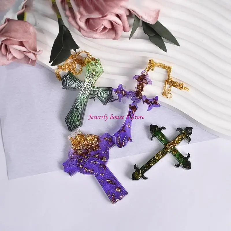 12 حتى أقراط سلسلة المفاتيح قالب سيليكون إيبوكسي قلادة صب الحرف اليدوية #3