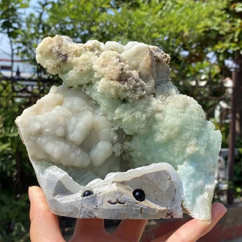 

6.2''Natural Calcite Hedgehog, Quartz Hedgehog, Crystal Cluster, Mineral Specimen, Home Decoration, Reiki healing, Crystal Gift