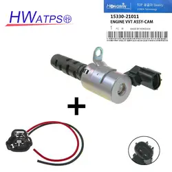 For Toyota Yaris Echo Prius Scion XA XB 2000-2013 Variable Timing Solenoid VVT Valve & Plug 15330-21011 15330 21020 1533021010