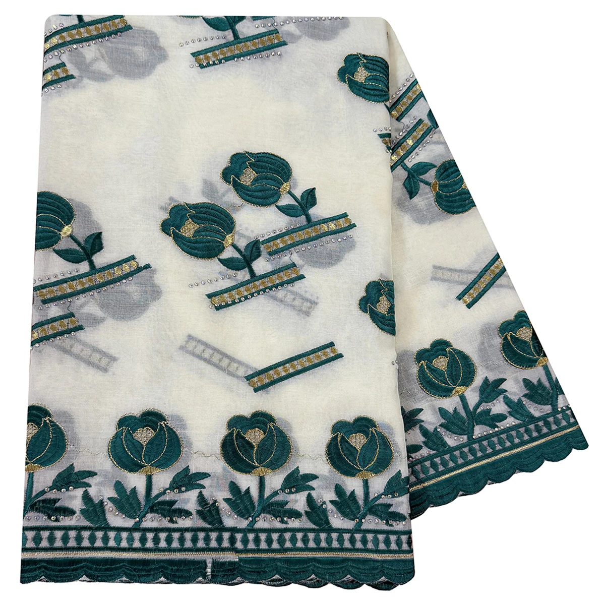 ผ้าฝ้าย 100% ผ้าเรยอนด้ายปักผ้าพันคอดูไบสไตล์ที่ยอดเยี่ยมแอฟริกันผู้หญิง Hijab มุสลิมผ้าพันคอคุณภาพสูง