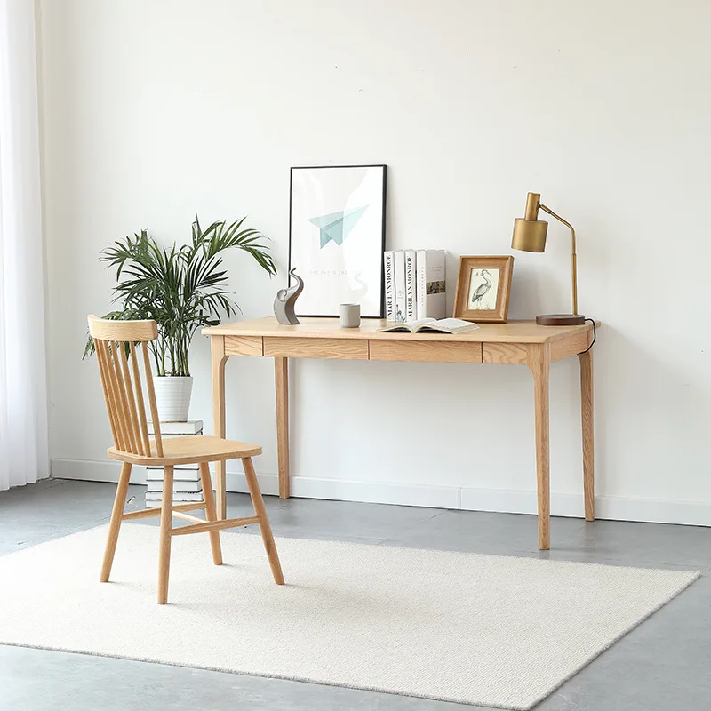 

Desktop computer household pure solid wood Nordic small desk dormitory student study writing desk bedroom