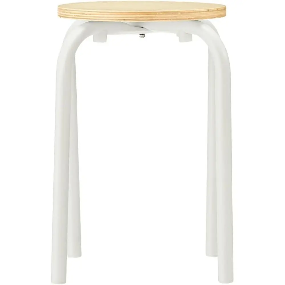 

11.2 x 11.2 x 17.7 Stackable Steel Pipe Stool, Compact and Durable