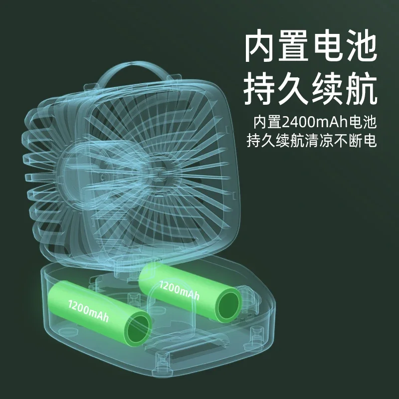 110V/220V Mini USB Fan, Silent Operation, Ideal for Bedrooms, Offices and Outdoor Use