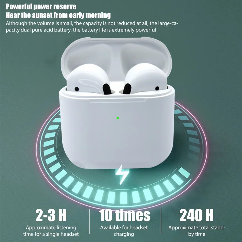 Pro 4 TWS Wireless Earbud - Bluetooth 5.0 Single Earphone, Waterproof Headset with Mic, Compatible with iPhone and Xiaomi image 4