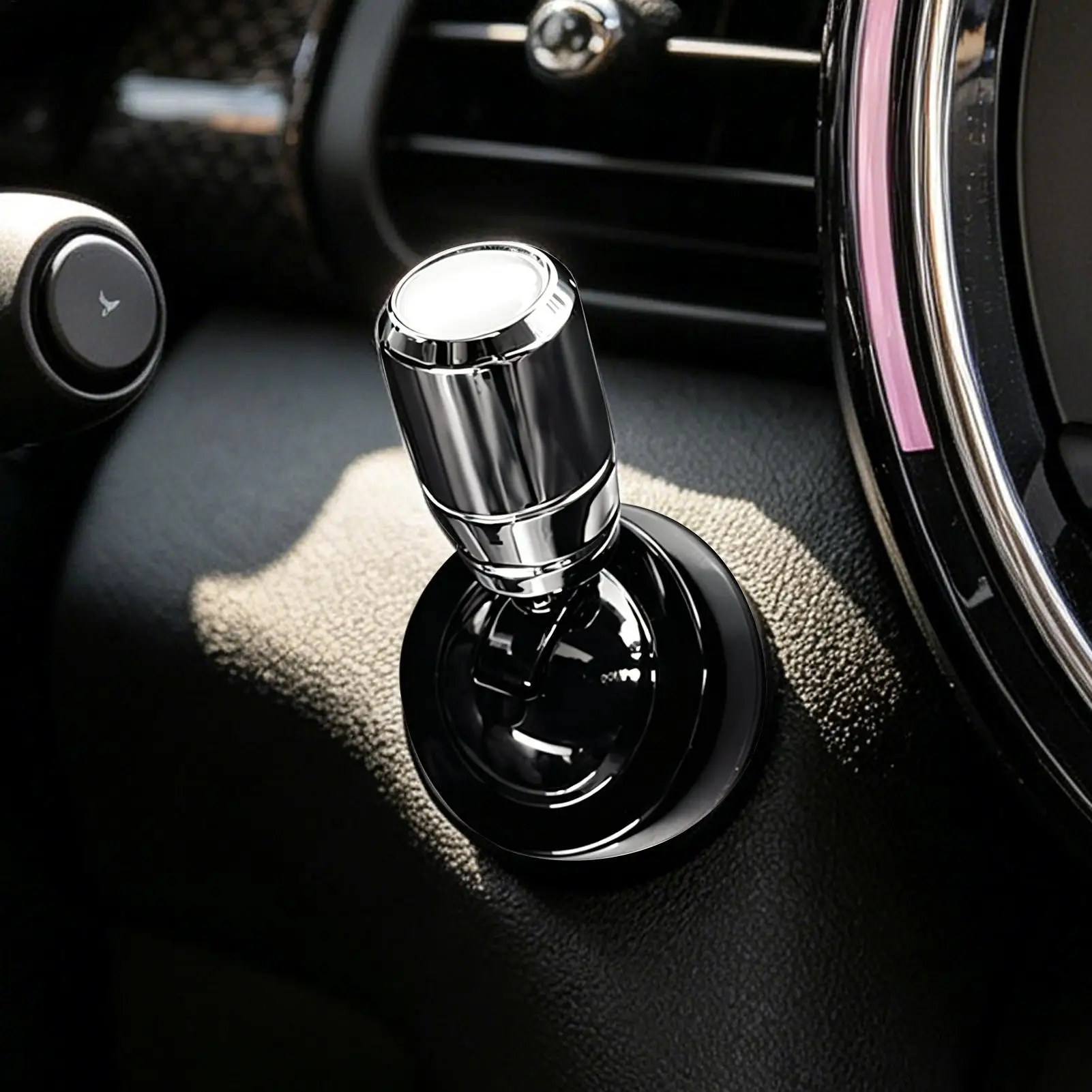 1pc Car One Touch Start Button with Push-to-Start Rocker Lever Car Accessories Interior Decor Push Rocker Car Accessories