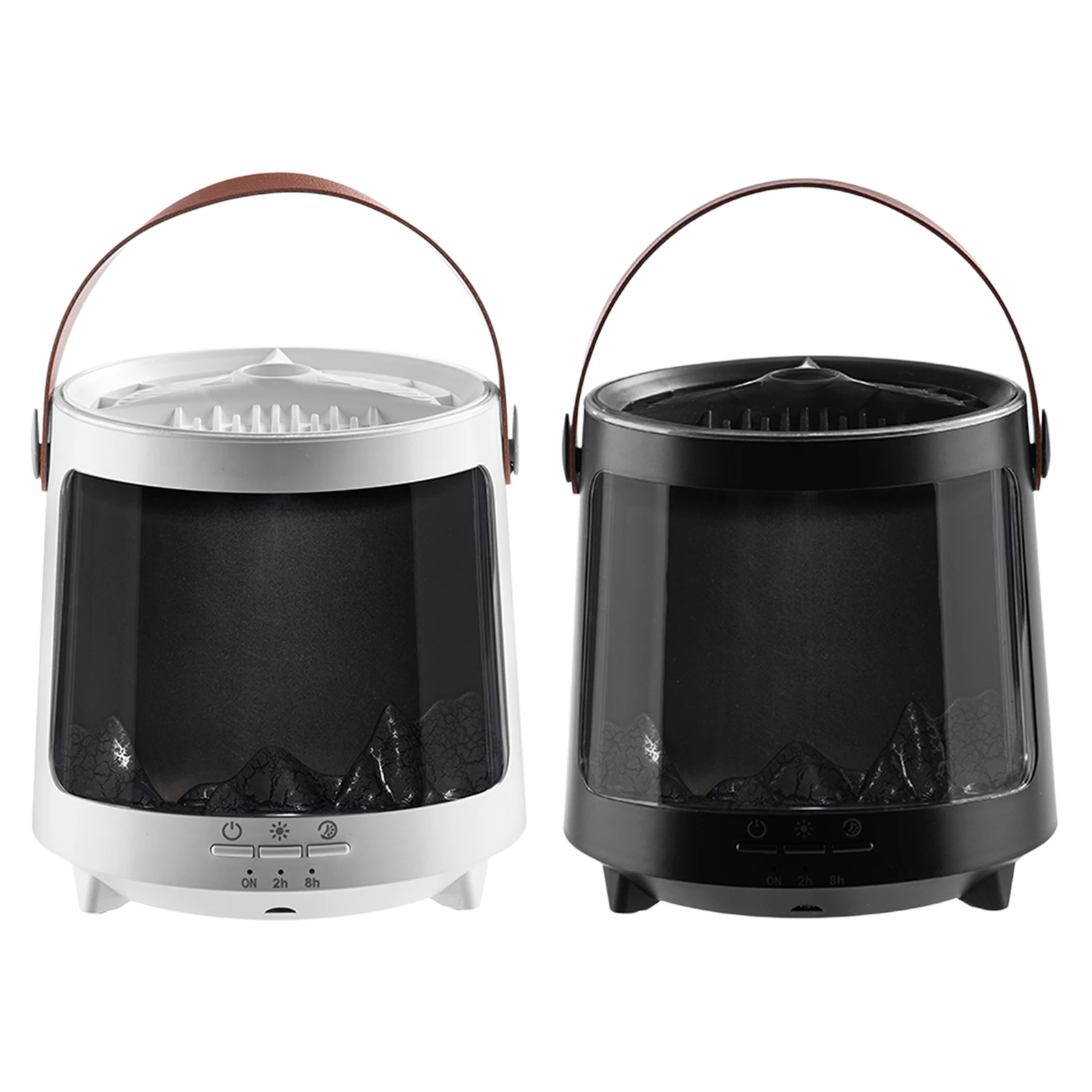 Ultrasonic Cool Mist Humidifier Aromatherapy Diffuser 300ml Aurora Night Light 7 Color LED Auto Shut-off