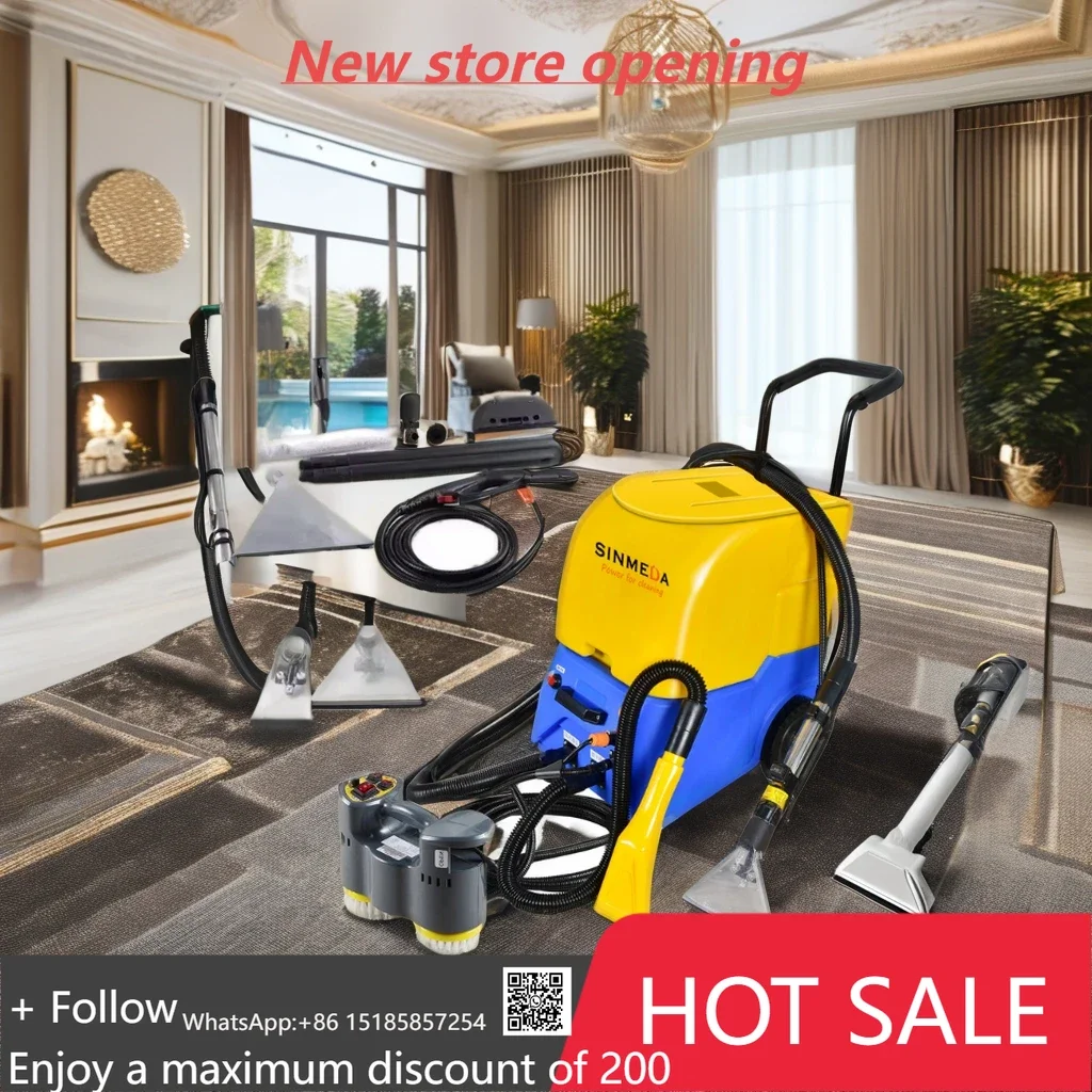 

for cleaning company Professional Commercial Carpet Cleaning Machine With Hot Water Dry Wet Feature Swivel Head Wand for Hotel