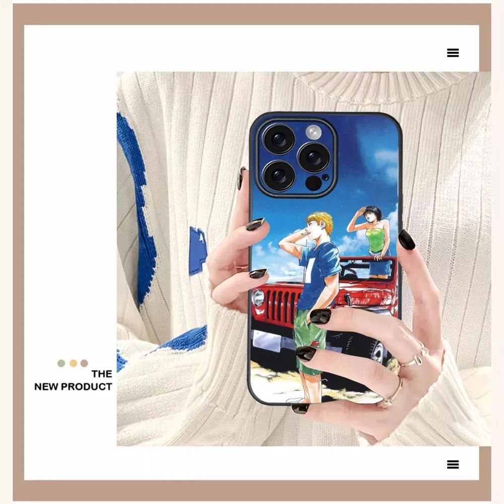 Great TeacherES O-Onizuka GTO Anime Phone Case For iPhone 16 15 14 13 12 11 PRO MAX PLUS Mini TPU Soft to Skin-friendly case