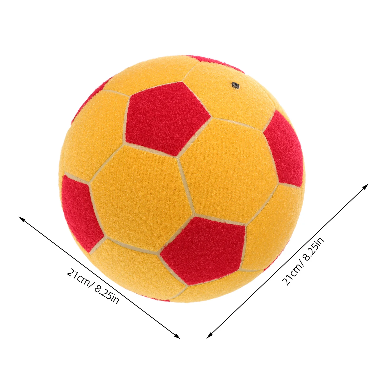 كرة قدم لاصقة قابلة للنفخ مقاس 8.25 بوصة لعبة كرة القدم التفاعلية للاستخدام الداخلي والخارجي للأطفال أهداف كرة القدم الصغيرة #6