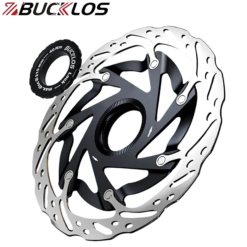 

BUCKLOS RT-RX Bicycle Centerlock Rotor 140mm 160mm Road Mountain Bike Brake Rotors Heat Dissipation Brakes Disc Parts