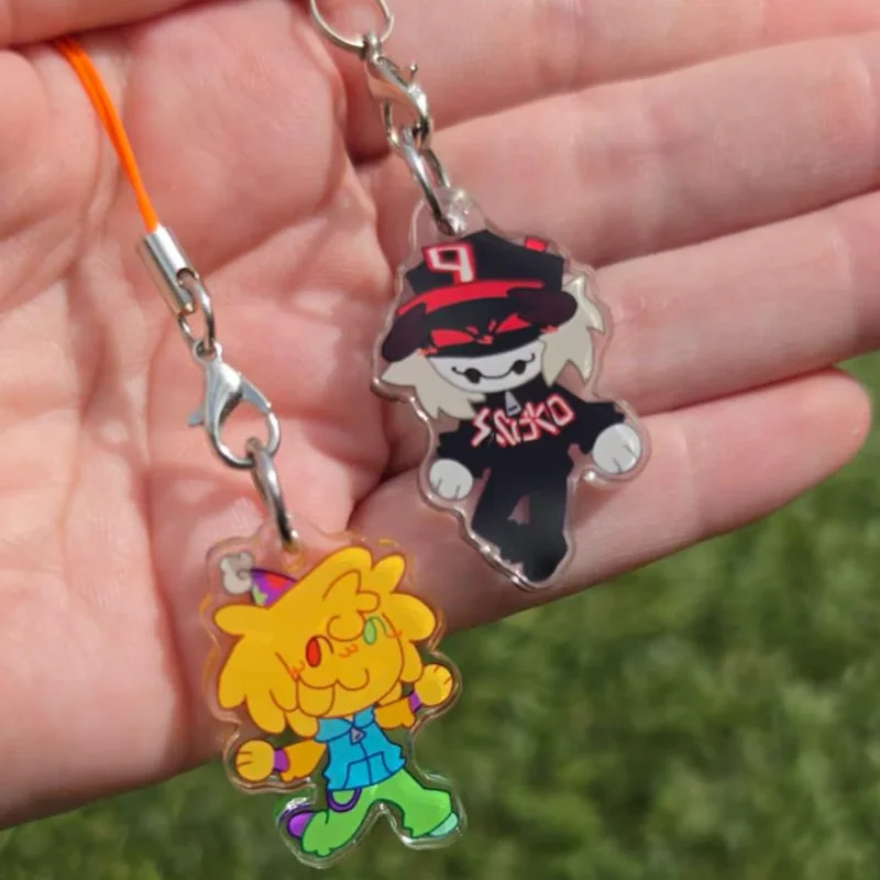 Pest And Party Noob Acrylic Keychain Customizable Phone Charm Special Design Noobs Welcome