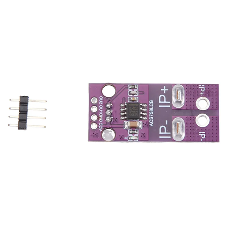 L72A-ACS758 ACS758LCB-050B Current โมดูล Linear Hall Current Sensor PFF-T Current Detection 3-5V 50A ติดตั้งง่าย