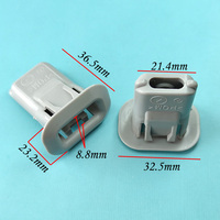 2Pcs Car Rear Seat Plastic Fastener Clip For Mercedes Benz E200 E240 E260 E280 E320 E430 C180 C200 GLK300 W212 GLA 200 300 220