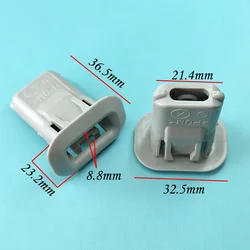 2Pcs Car Rear Seat Plastic Fastener Clip For Mercedes Benz E200 E240 E260 E280 E320 E430 C180 C200 GLK300 W212 GLA 200 300 220
