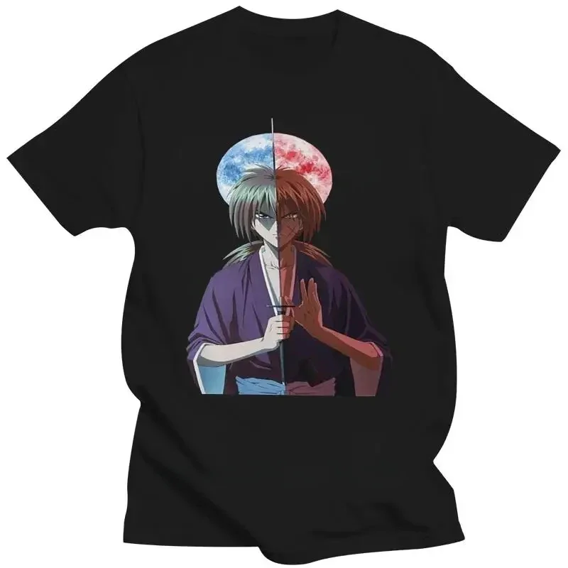 casual top Mens Rurouni Kenshin Classic Hip Pop Music Band Classic T Shirt Fashion mens t-shirts summer unisex short sleeve