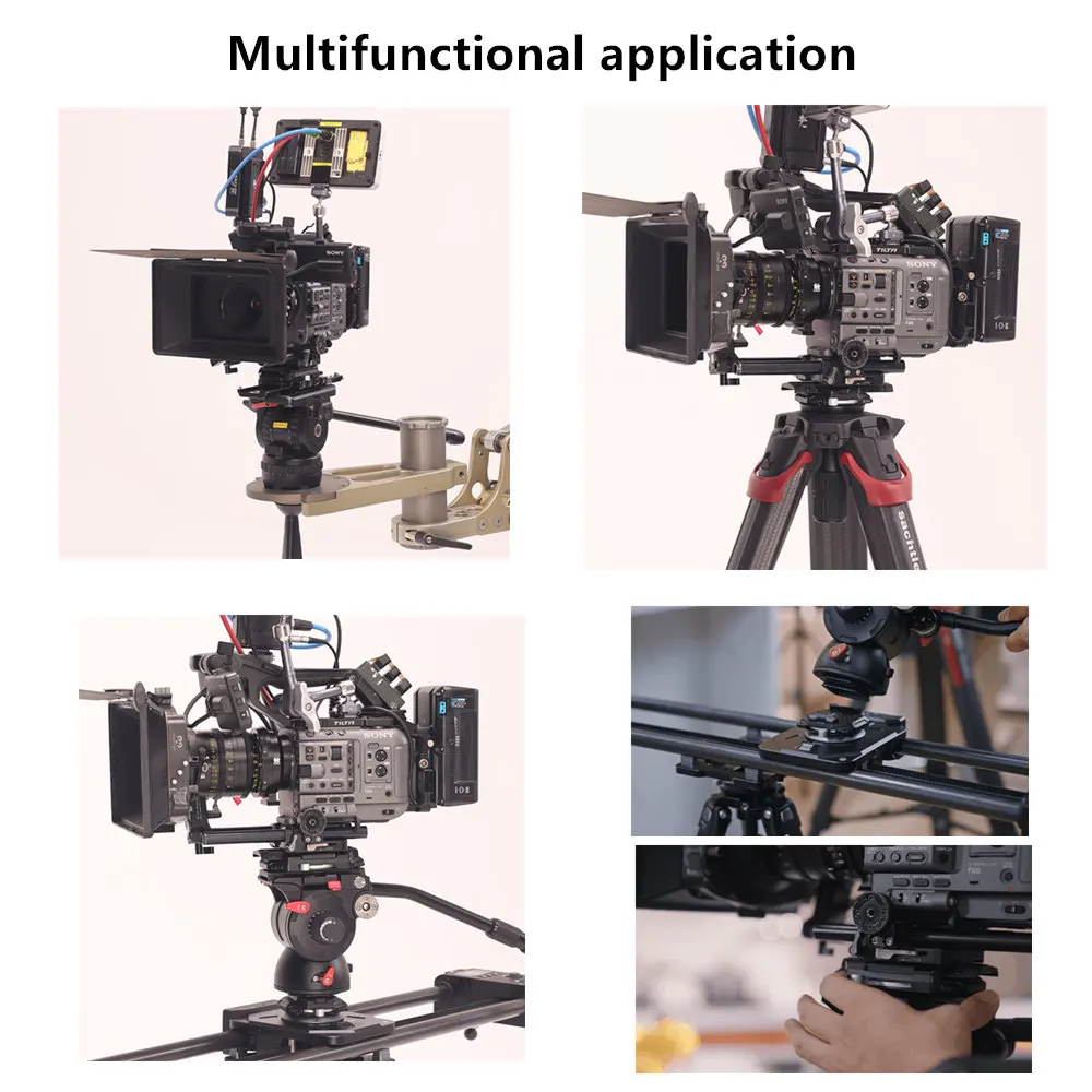 FALCAM F50 Camera Quick Release Mount System For Manfrotto Com-patible With Multiple Bases Self-contained Q System Tripod