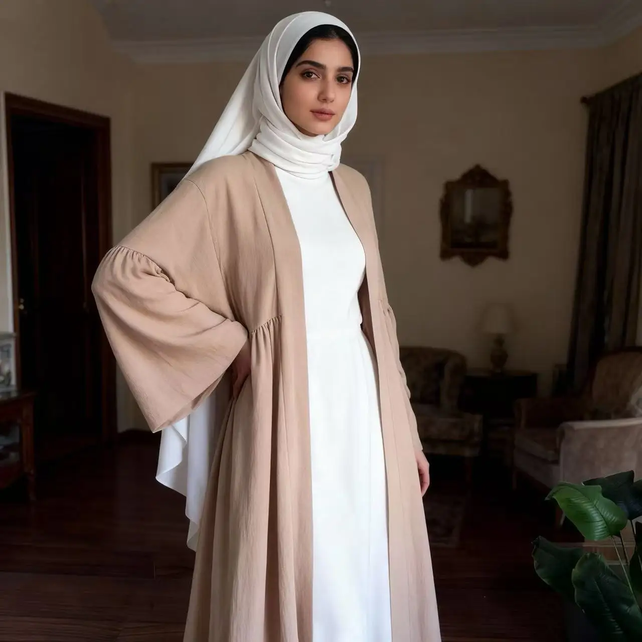 2026 femmes musulmanes Kimono Cardigan Robe Maxi dubaï ouvert Abaya turquie caftan Eid Islam vêtements Kebaya Caftan Femme Robe Ramadan