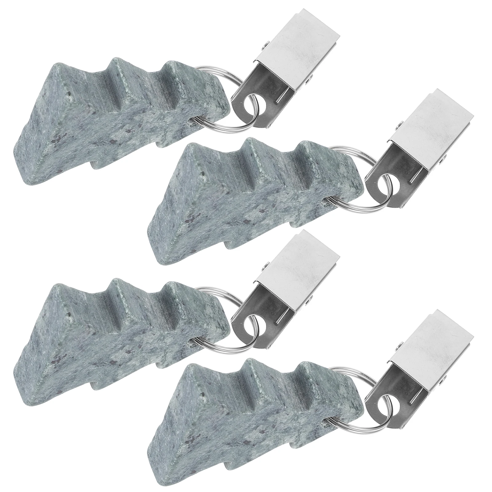 

4pcs Tablecloth Clips Christmas Tree Decorative Fixing Clamps for Outdoor Tables Picnic Green 4x4 Dining Room Decor