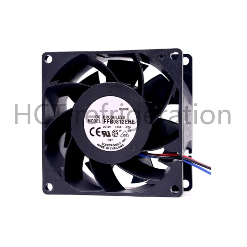 Original 100% Working FFB0812EHE 8038 12V 1.35A Double ball high air volume cooling fan