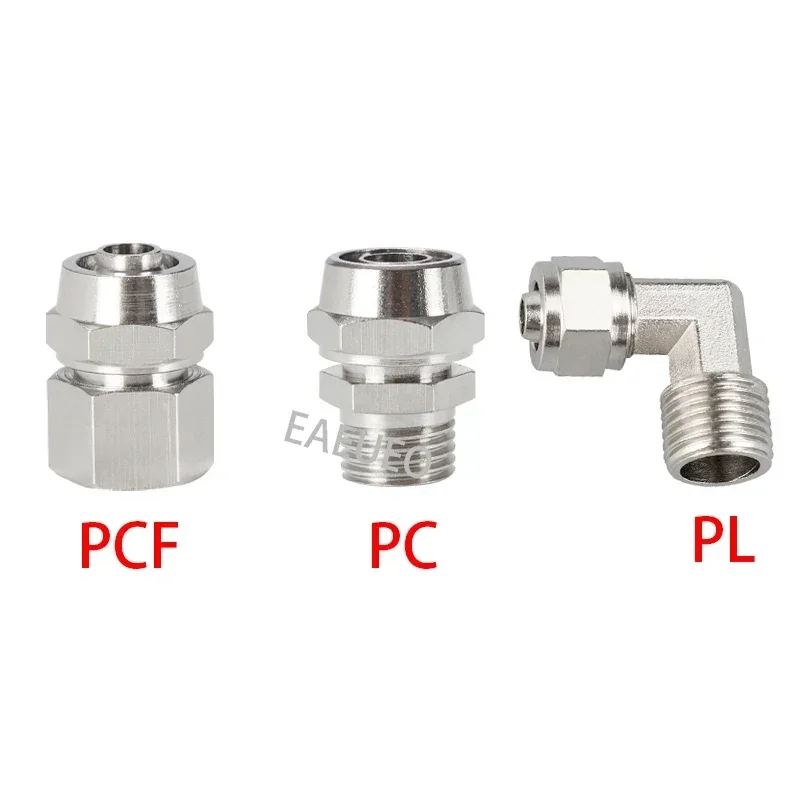 

OD 4/6/8/10/12mm Hose Tube 1/8''/ 1/4'' 3/8'' 1/2'' BSP Male Thread Pneumatic Fast Twist Fittings Quick Joint Coupler Connector