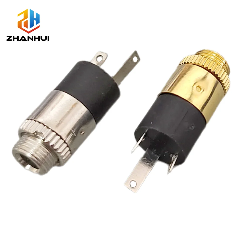5/10 Pieces PJ392 3.5mm Stereo Audio Socket 3Pole Nut Panel Mount Soldering Type TRS Earphone Jack Connector
