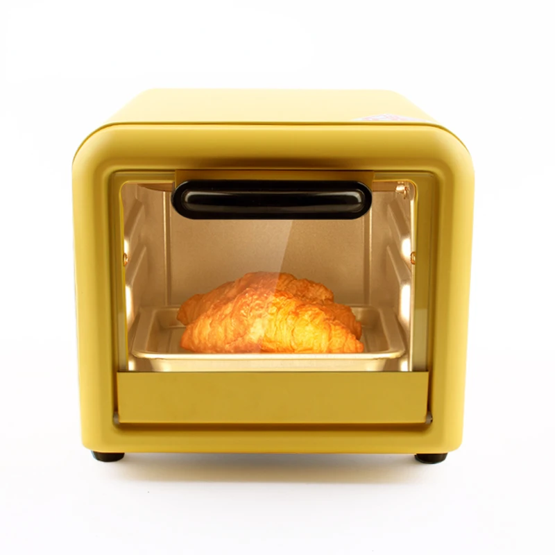 Mini horno eléctrico multifunción para Pizza, máquina de desayuno, tostadora para hornear, Crepe, panadería, asada, galletas, pasteles