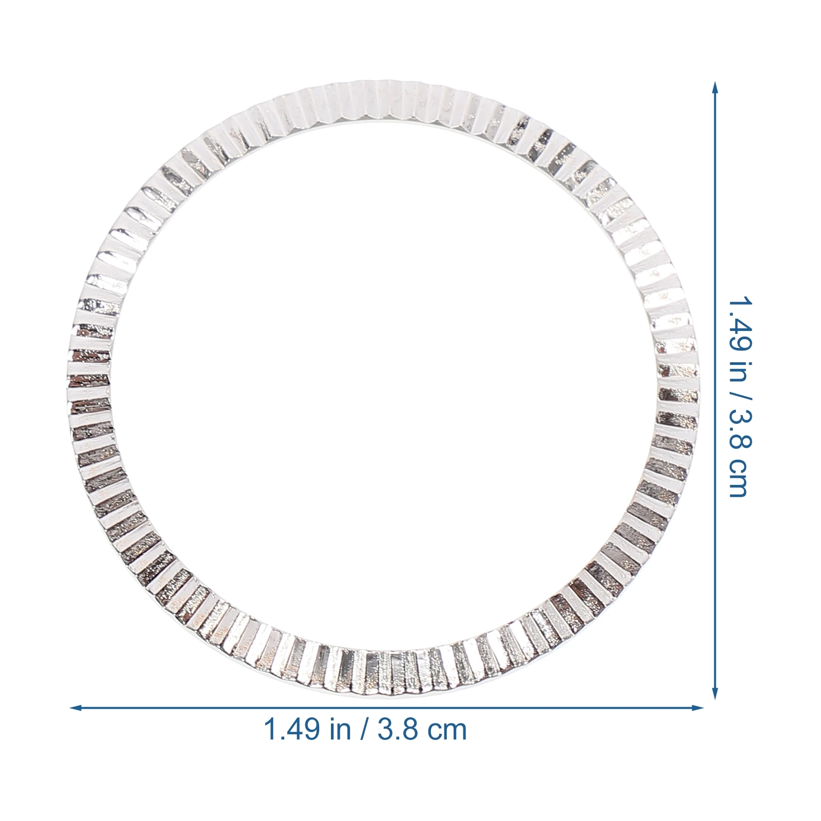 

Wavy Bezel Alloy Cover Scratch Protector Fashion Accessory for Smart Watches Upgrade Alloy Watch Ring Visual Highlights