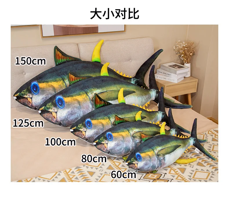 Coussin Peluche Poisson Truite Arc-en-Ciel – GABY – Modèle Réaliste – Neuf