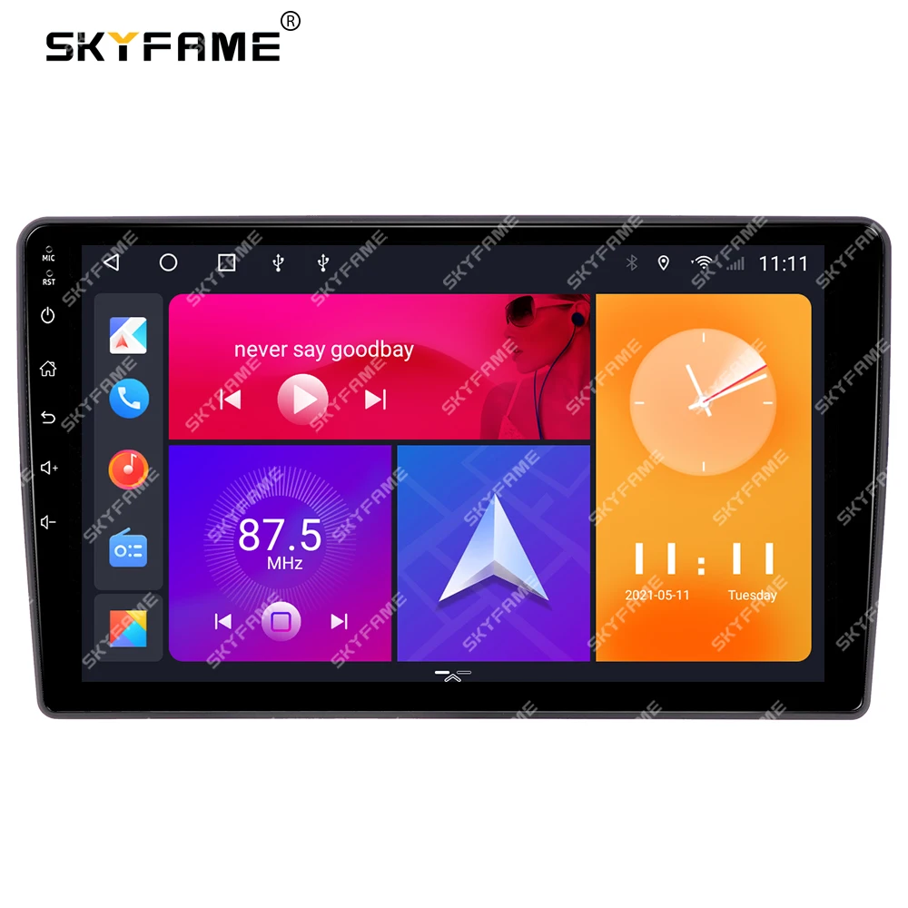 SKYFAME-Adaptador de Fascia de marco de coche para KIA Magentis Optima, Kit de Panel de montaje de tablero de Audio de Radio Android