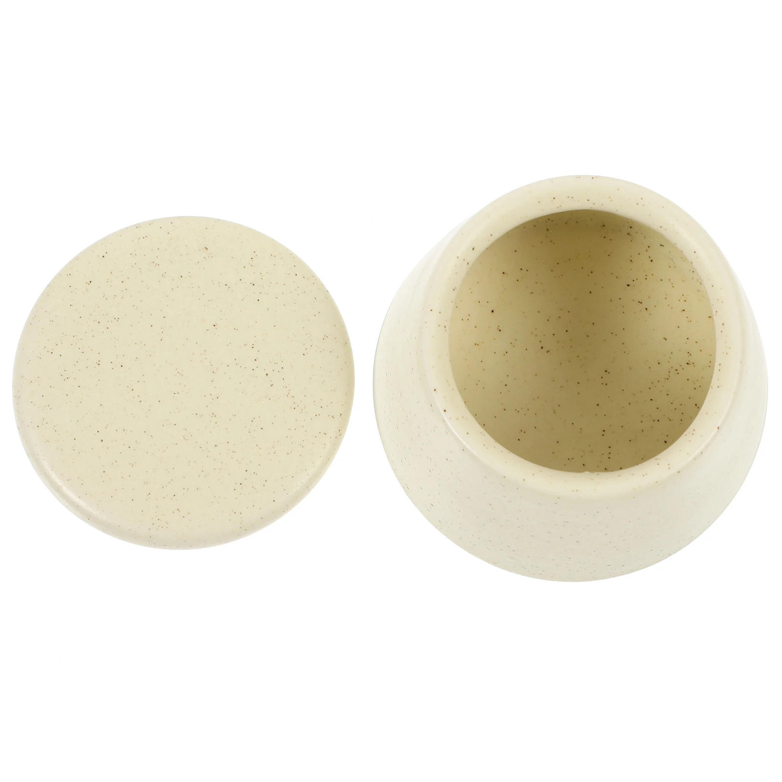 

Pen Wash Cup Nail Liquid Container Ceramic Pot Manicure Dish Dappen Ceramics with Lid