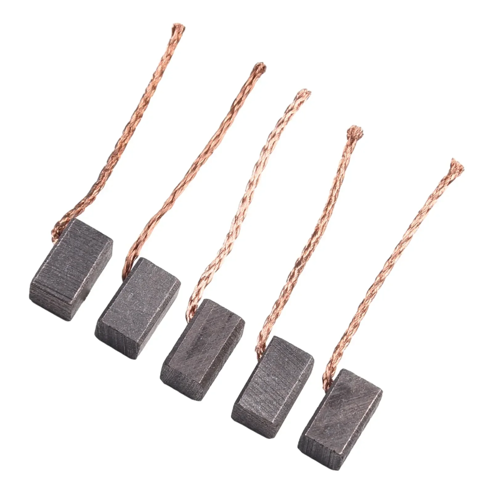 2/10pc Carbon Brush 6x6x10mm For Blower Motor, Fan Motor, Windshield Wiper Motor Rugged Easy To Use High Quality