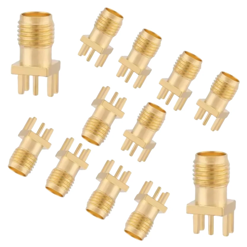 

RPSMA-KE SMA-KE 1.2mm Spacing PCB Straight Mount Gold Plated RF Connectors