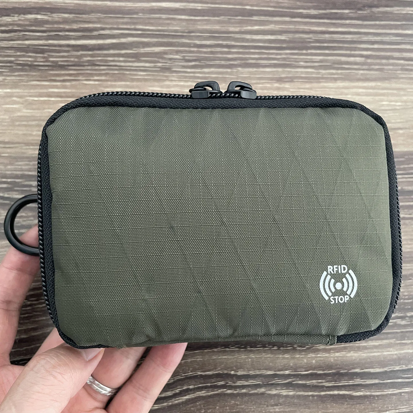 

Двухслойный чехол-кошелек из нейлона XPAC с молнией YKK и RFID-защитой для карт, многофункциональный чехол для наушников AirPods, сумка для хранения автомобильных ключей