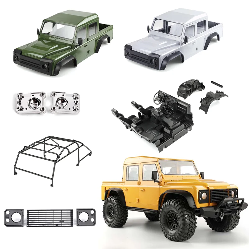 1/10 rc rastreador carro deserto guardião 313mm distância entre eixos rd110 captador escudo para rcdream traxxas trx4 defender ford bronco